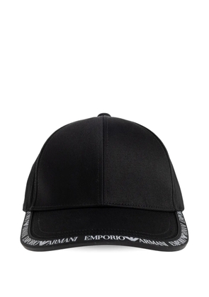 Emporio Armani logo cap - Black