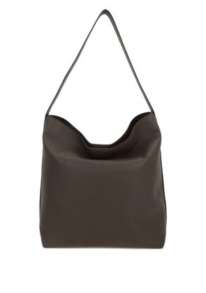 Aesther Ekme grained leather shoulder bag - Brown