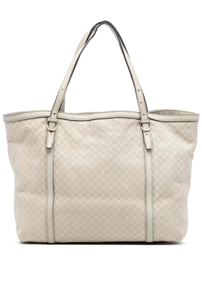 Gucci Pre-Owned 2016-2026 Microguccissima Nice tote bag - White
