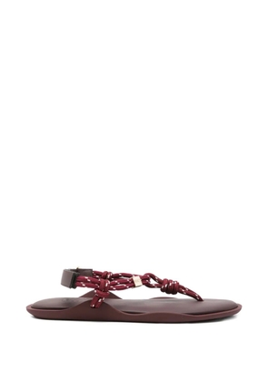 Flòwze Fló Monocolor rope sandals - Red