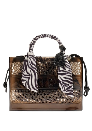 Kurt Geiger London zebra-print tote bag - Brown