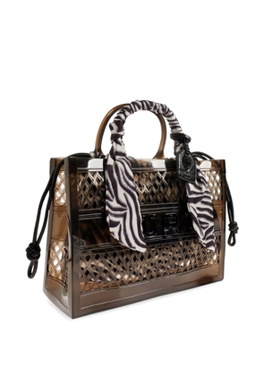 Kurt Geiger London zebra-print tote bag - Brown