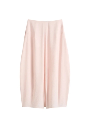 TOTEME seam-detail midi skirt - Pink