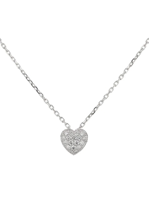 Cartier diamond heart pendant - Silver