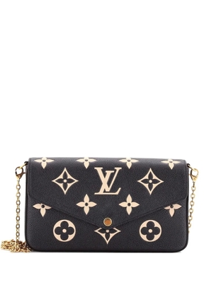 Louis Vuitton Pre-Owned Felicie Pochette Bicolor Monogram Empreinte Giant crossbody bag - Black