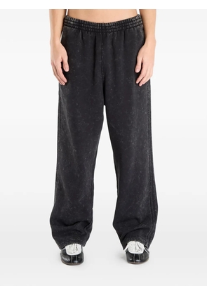 adidas washed-effect sweatpants - Black