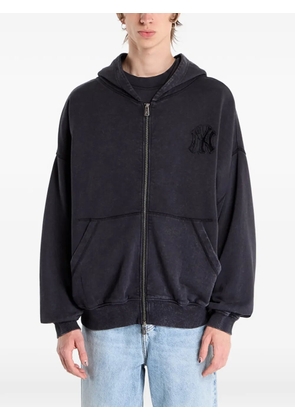 NEW ERA CAP zipper hoodie - Black