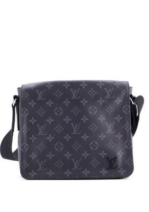 Louis Vuitton Pre-Owned District Messenger Bag Monogram Eclipse Canvas PM crossbody bag - Black
