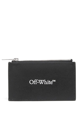 Off-White zipper card case - Black