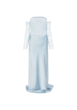 ROTATE BIRGER CHRISTENSEN blue maxi dress