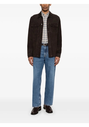 Moorer leather jacket - Brown