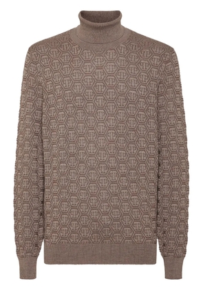 Philipp Plein monogram sweatshirt - Neutrals