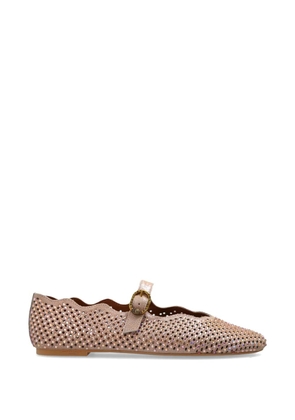 Kurt Geiger London Wavy Mayfair ballet flats - Neutrals