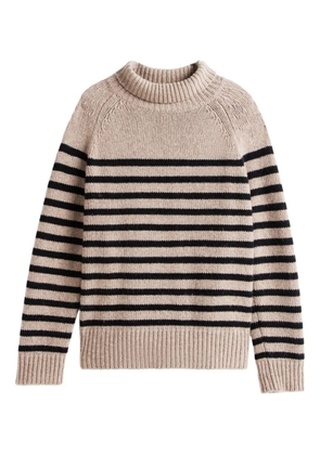 Tommy Hilfiger striped roll-neck sweater - Neutrals
