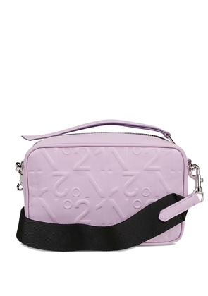 Nº21 logo-embossed shoulder bag - Purple