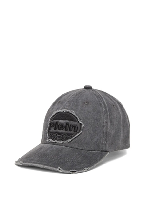 Philipp Plein logo-patch baseball cap - Grey