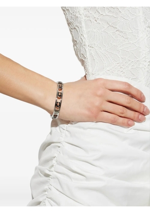 Coach logo brass bracelet - Silver