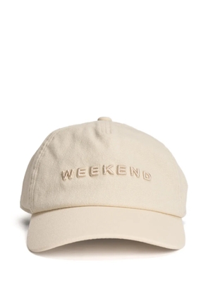 Weekend Max Mara Falco embossed-logo baseball cap - Neutrals