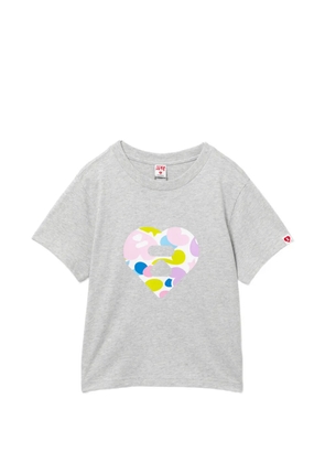 APEE™ by *A BATHING APE® heart-print T-shirt - Grey