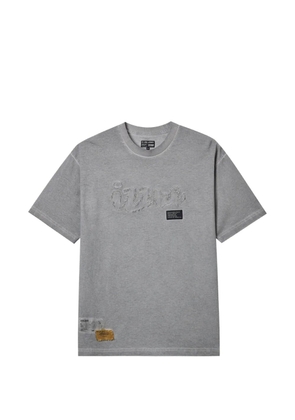 izzue logo-detail T-shirt - Grey