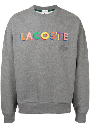 Lacoste logo lettering sweatshirt - Grey