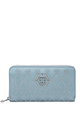 Philipp Plein zip-around wallet - Blue
