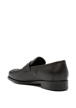 MORGILLO Levi penny-strap loafers - Brown