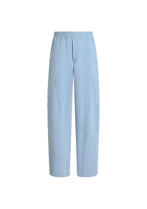 Dolce & Gabbana treated jersey trousers - Blue