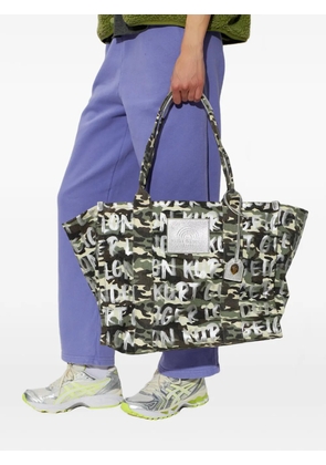 Kurt Geiger London camouflage-pattern tote bag - Green