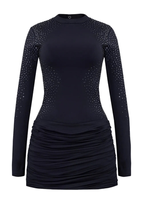 UNDERGOLD x Garcias Santa Unión draped embellished mini dress - Black