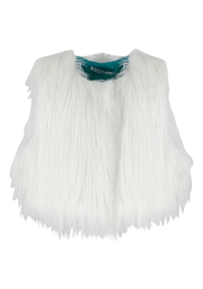 ALABAMA MUSE cropped vest - White