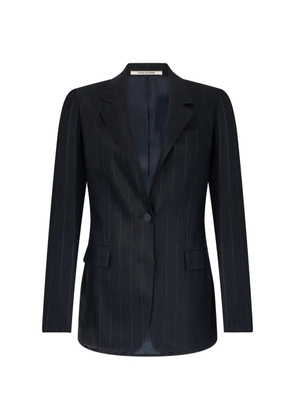 Tagliatore pinstripe one-button suit - Black