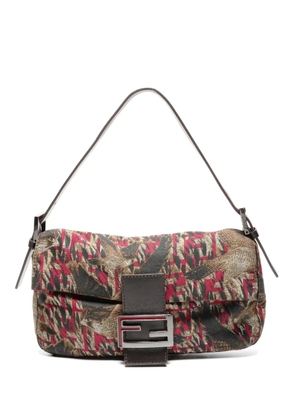 Fendi Pre-Owned 1990s Mamma zucca pattern shoulder bag - Neutrals