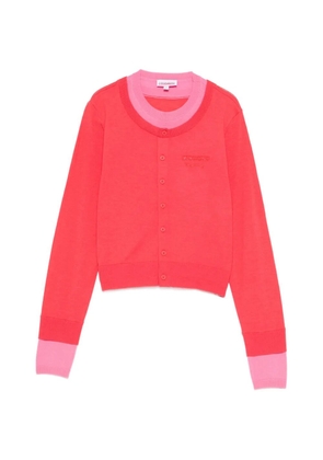 Charles Jeffrey Loverboy double-layer cardigan - Red