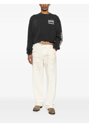 Willy Chavarria long-sleeve sweater - Black