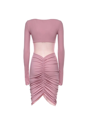 Nensi Dojaka ruched mini dress - Pink