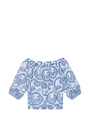 MALIPARMI off-shoulder shirt - White