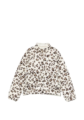 Marella leopard-print puffer jacket - Neutrals