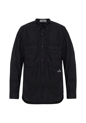 Stone Island buttoned pocket shirt - Black