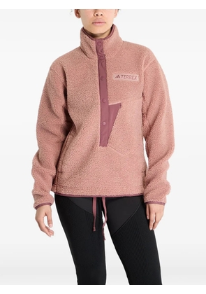 adidas buttoned sweater - Pink