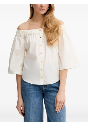 MARCIANO by GUESS off-shoulder button top - White