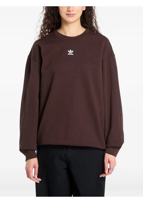 adidas logo-detail sweatshirt - Brown