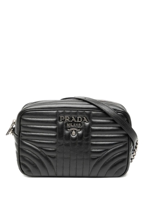 Prada Pre-Owned 2010-2020 Soft Calfskin Diagramme Camera Bag crossbody bag - Black