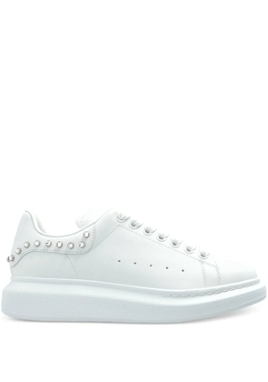 Alexander McQueen Oversized stud-embellished sneakers - White