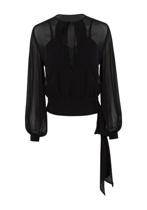 P.A.R.O.S.H. silk blouse - Black