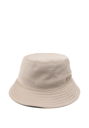 Burberry Equestrian Knight-detail bucket hat - Neutrals