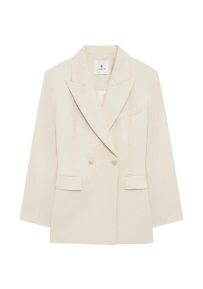ANINE BING Tiphaine double-breasted blazer - Neutrals
