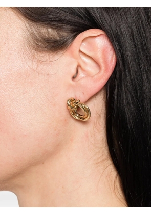 Ferragamo interlock circle earrings - Gold