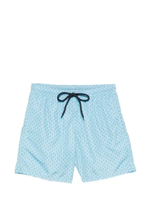 Drumohr print drawstring swim shorts - Blue