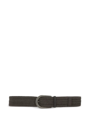 Brunello Cucinelli buckle belt - Grey
